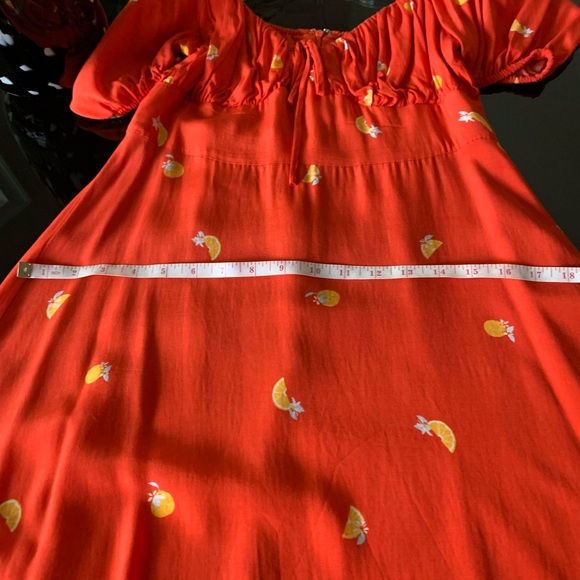 Astr The Label Nancy Dress - Atomic Orange - Picture 15 of 16